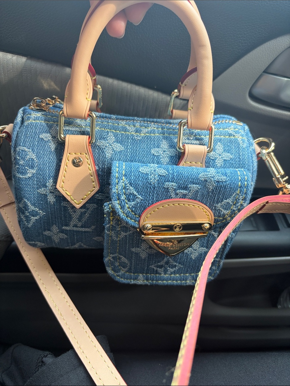 Mini Jean bag crossbody